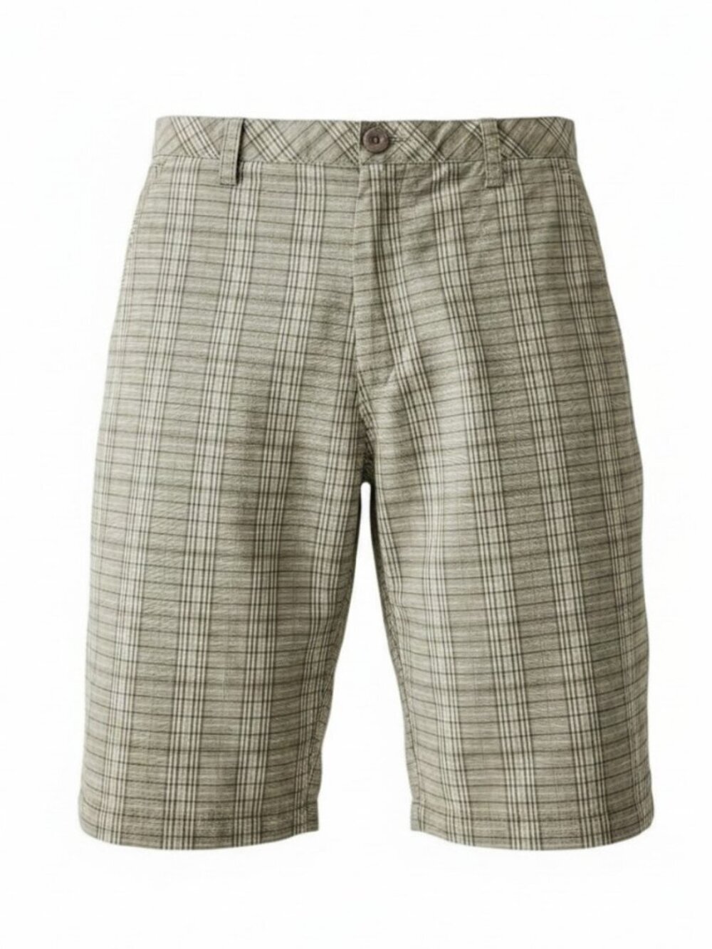 VOLCOM Beige Plaid Shorts Casual Workwear Skate size 36